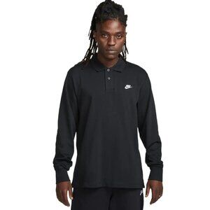 Nike Men's Club Long-Sleeve Knit Polo ~ Size Medium